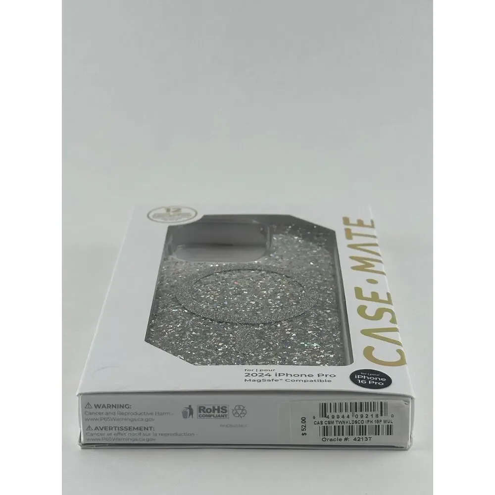 Case-Mate iPhone 16 Pro Twinkle Disco Case NWT